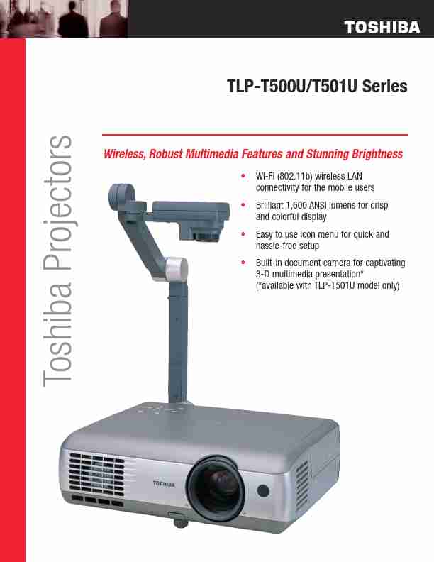 Toshiba Projector T501U Series-page_pdf